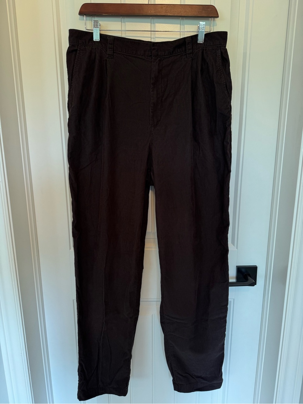 Size 16, GAP Brown High Rise, Corduroy Straight Fit Pants